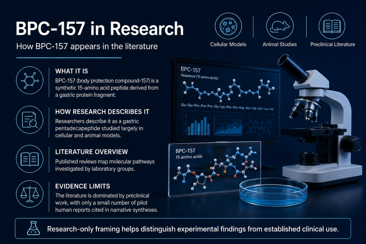 BPC-157 + TB-500 Research Overview: Component-by-Component Literature