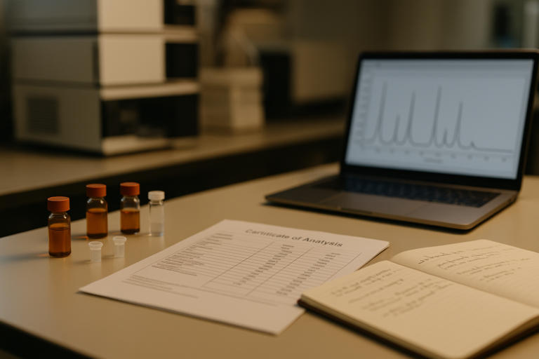 How to Compare COA Results Across Batches — article header illustration