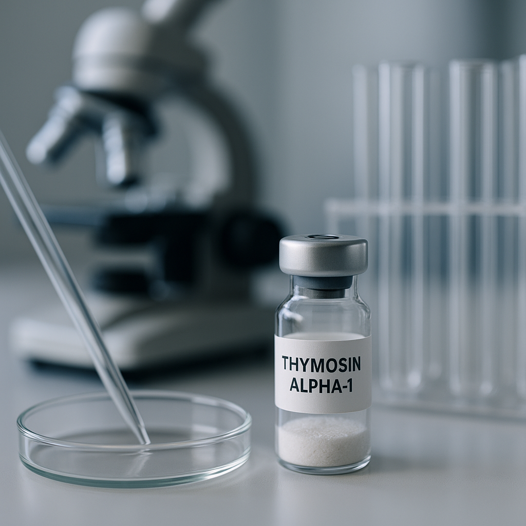 thymosin alpha-1 Thymosin Alpha-1 research concept image
