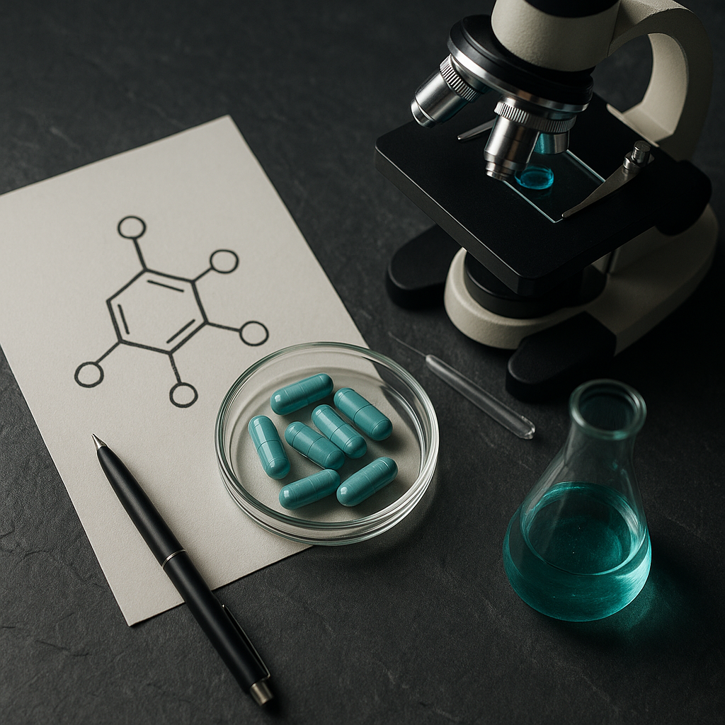 ghk-cu capsules research mechanism concept image