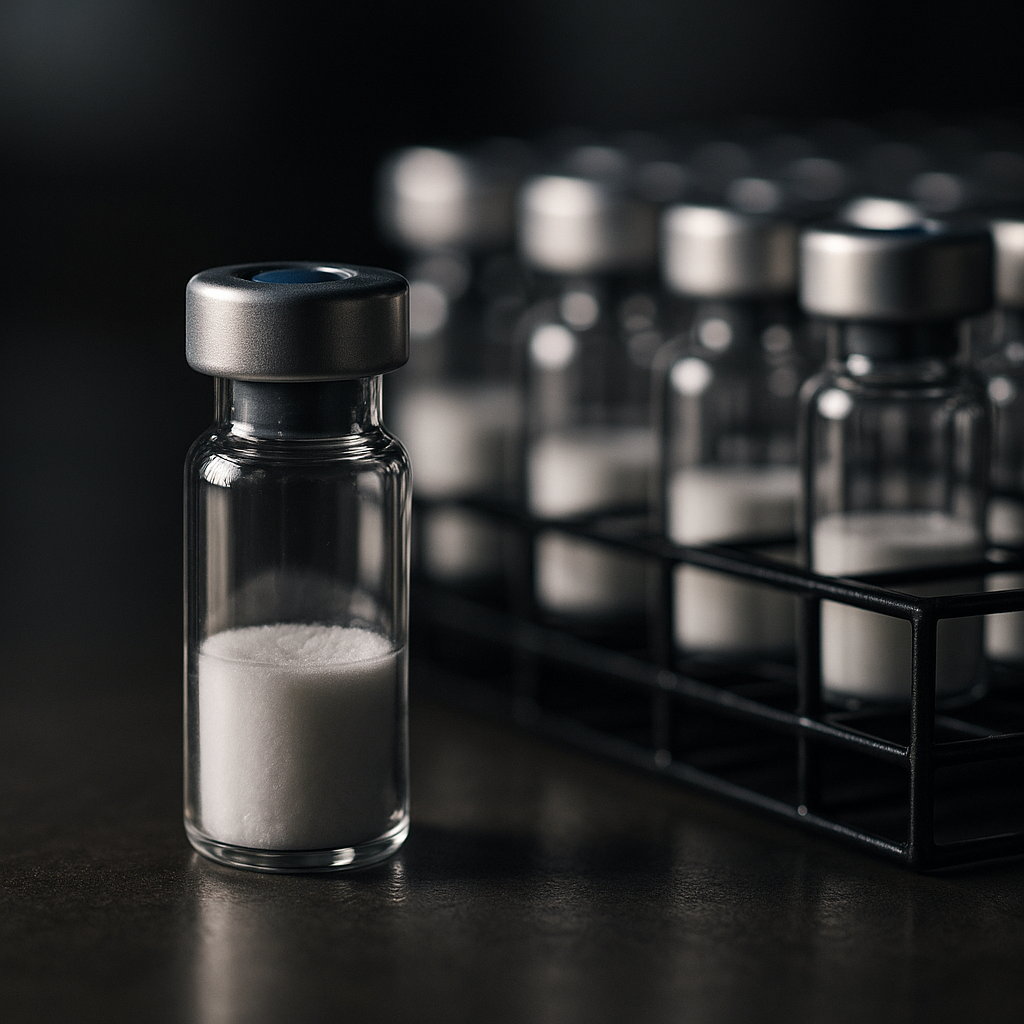 Research visual: peptide COA interpretation and lot traceability