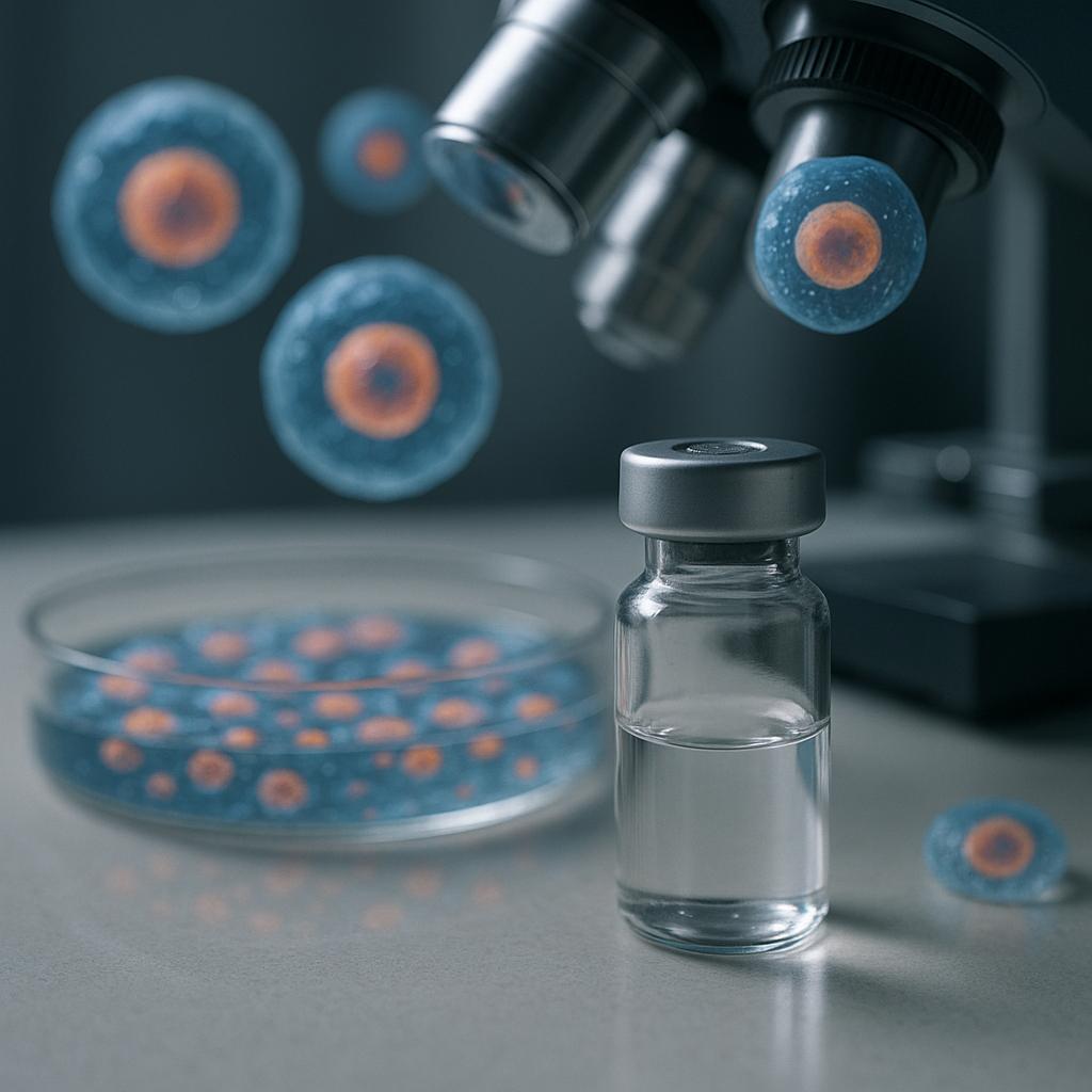 thymalin Cellular and molecular studies research concept image