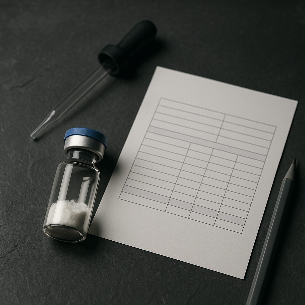 makes a coa easy to verify peptide COA research concept image