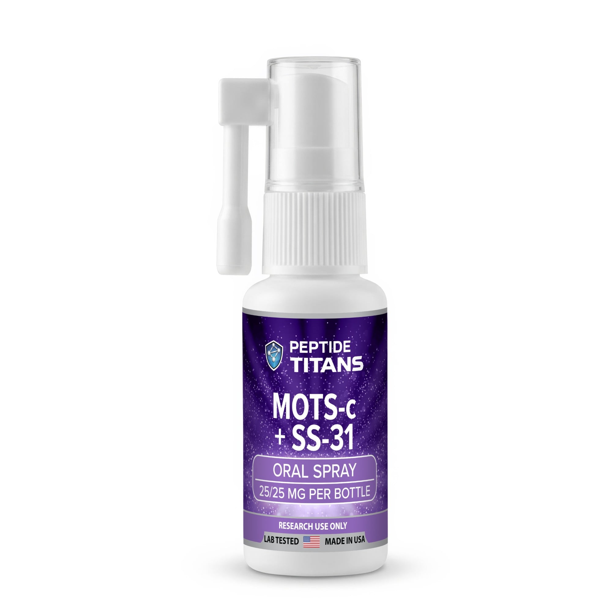 MOTS-c + SS-31 spray bottle, 25 mg / 25 mg per bottle