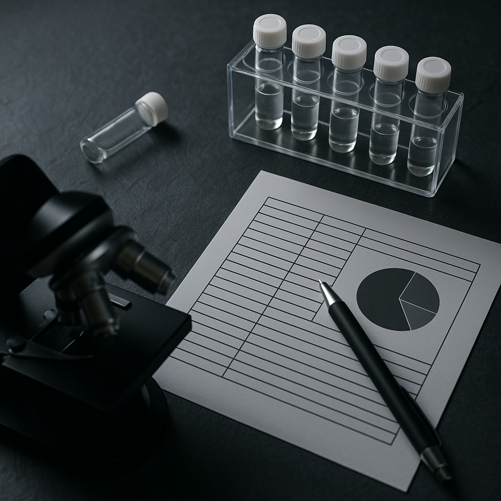 orthogonal peptide identification Certificate of Analysis interpretation research concept image