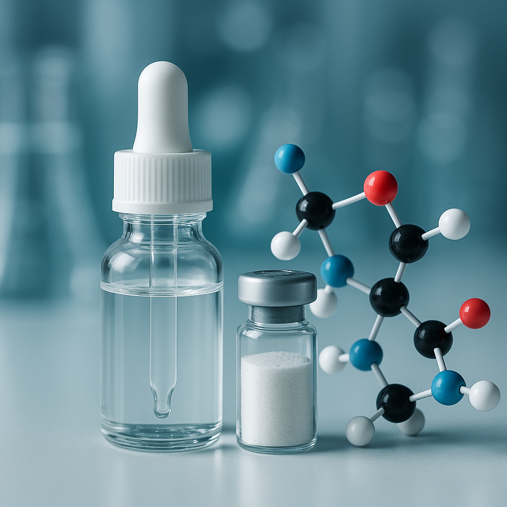 snap-8 cosmeceutical peptides research concept image